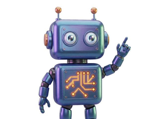 BrightByte mascot excited to meet you